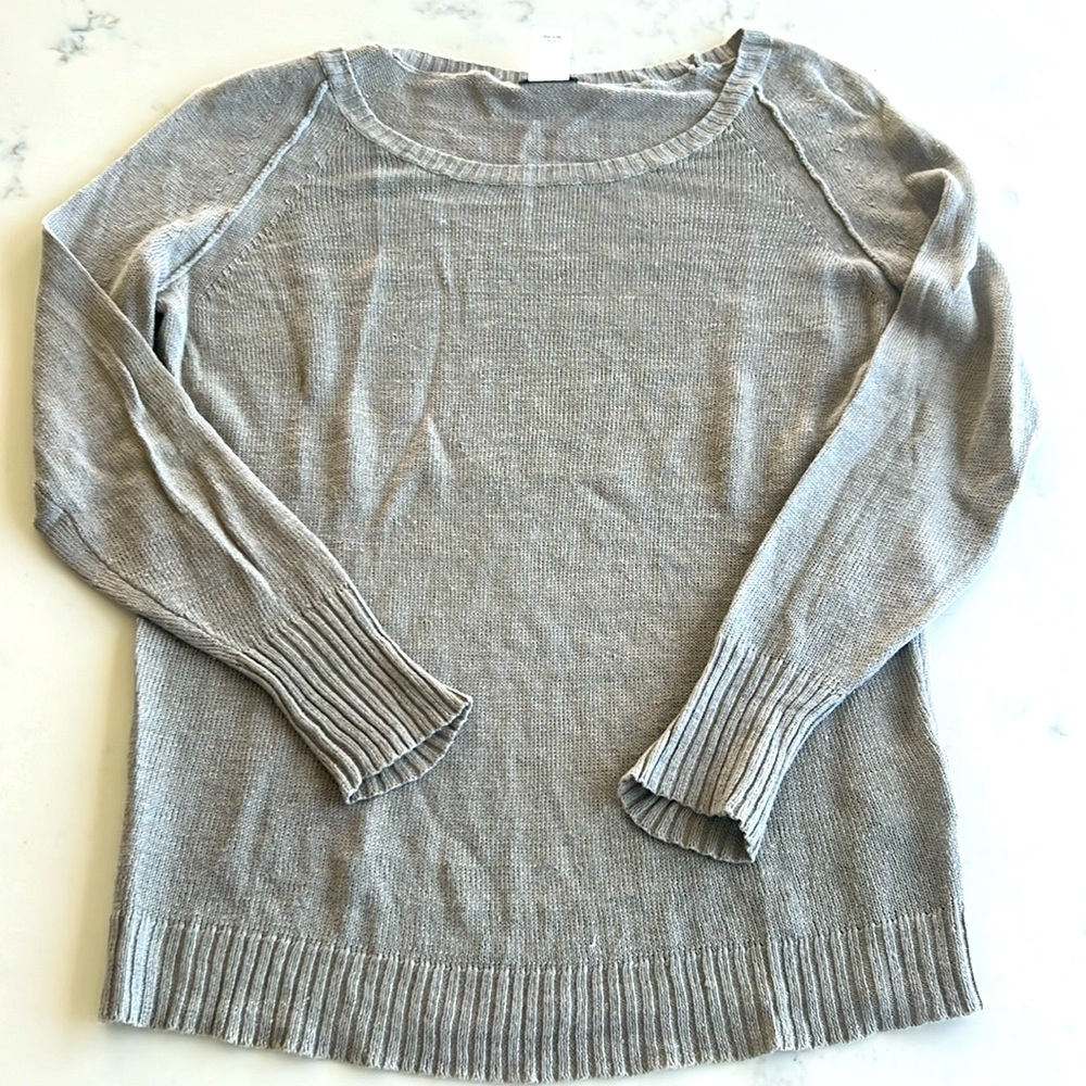 J. Crew Linen Beach Sweater